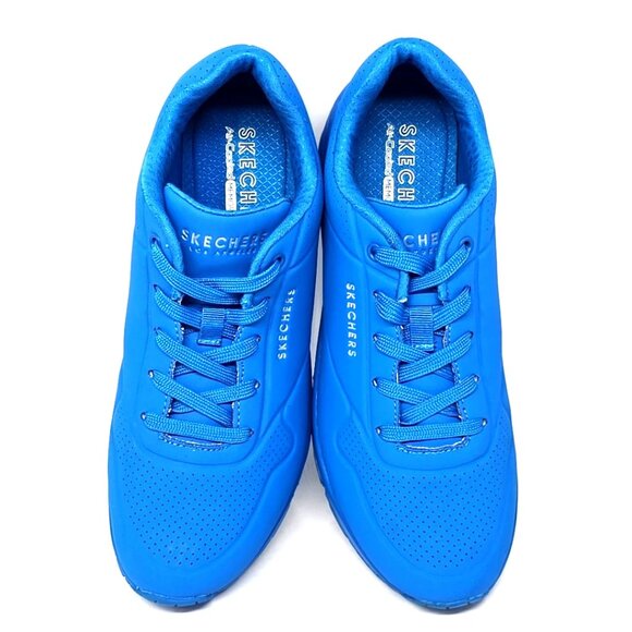 Skechers Uno-Night Shades Blue Sneaker Shoes 73667 Women's Size 9 - Picture 10 of 12